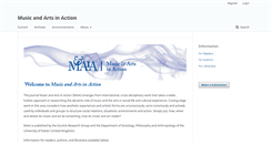 Desktop Screenshot of musicandartsinaction.net